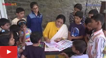 Working with Oil Pastels - workshop for Khula Aasmaan by Chitra Vaidya