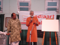 Demonstration of Portrait painting by Eminent Artist Aku Jha