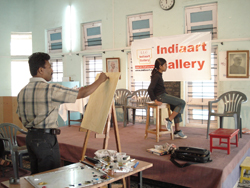 Portrait Painting Demonstration by Sanjay Shelar