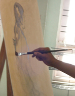 Portrait Painting Demonstration by Sanjay Shelar