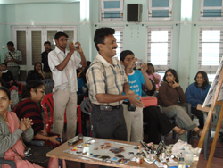 Portrait Painting Demonstration by Sanjay Shelar