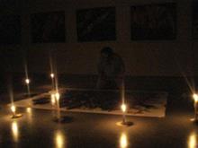 Earth Hour - Live painting by Sudhir Deshpande on 28th March 2009