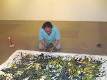 Earth Hour - Live painting by Sudhir Deshpande on 28th March 2009