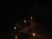 Earth Hour - Live painting by Sudhir Deshpande on 28th March 2009