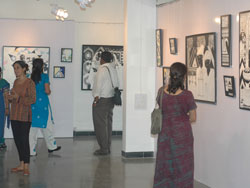 Exhibition of paintings by Anuradha Thakur