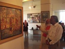 Felicitation of Artist Prof. D. S. Khatavkar