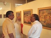 Felicitation of Artist Prof. D. S. Khatavkar