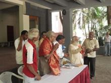 Felicitation of Artist Prof. D. S. Khatavkar