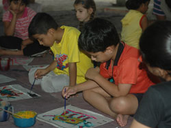 Displaced - Exhibition Inauguration & Workshop by Kingsley Guntillake