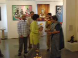 Felicitation Ceremony of Live Painting & Sculpting by Women Artists