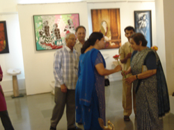 Felicitation Ceremony of Live Painting & Sculpting by Women Artists