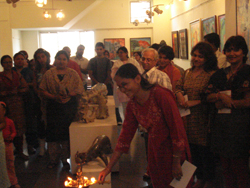 Inuaguration of Live Painting & Sculpting by Women Artists