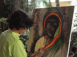 Live Painting & Sculpting by Women Artists