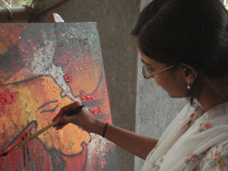 Live Painting & Sculpting by Women Artists