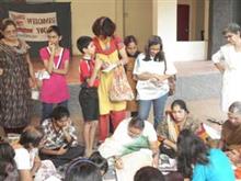 Mithila (Madhubani) Painting Demonstration by Shanti Devi