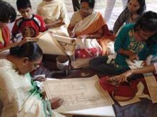 Mithila (Madhubani) Painting Demonstration by Shanti Devi