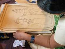 Mithila (Madhubani) Painting Demonstration by Shanti Devi