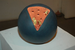 Ceramic works made during the camp by Sculptors