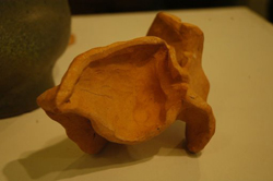 Ceramic works made during the camp by Sculptors