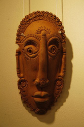 Ceramic works made during the camp by Sculptors