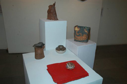 Ceramic works made during the camp by Sculptors