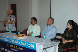 Felicitation ceremony on concluding day of ceramic camp