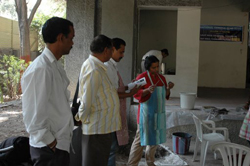 Sculptors working on creating sculptures in ceramics
