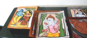 Patua paintings on display at Indiaart Gallery