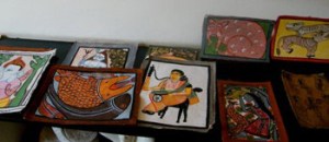 Patua paintings on display at Indiaart Gallery