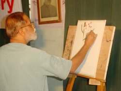 Live Portrait Painting Demonstraion by Shrikant Jadhav