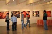 Visitors to exhibition