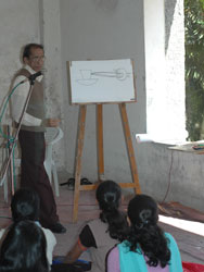 Talk and Demonstration by eminent cartoonist S. D. Phadnis on Cartoon Drawing