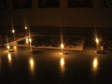 Earth Hour - Live painting by Sudhir Deshpande on 28th March 2009