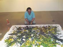 Earth Hour - Live painting by Sudhir Deshpande on 28th March 2009