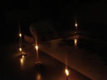 Earth Hour - Live painting by Sudhir Deshpande on 28th March 2009