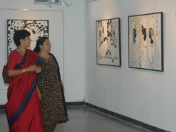 Exhibition of paintings by Anuradha Thakur