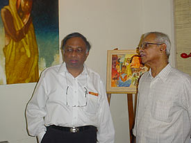 Dr. Bhatkar with Mr.Girish Inamdar of Indiaart 