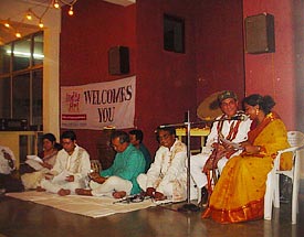 Performers at the Cultural event