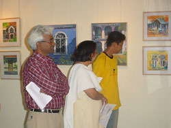 Viewers at Exhibition