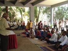 Felicitation of Artist Prof. D. S. Khatavkar