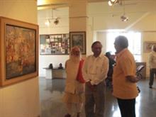 Felicitation of Artist Prof. D. S. Khatavkar
