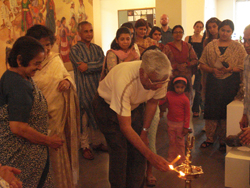 Inuaguration of Live Painting & Sculpting by Women Artists