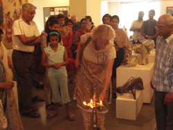 Inuaguration of Live Painting & Sculpting by Women Artists