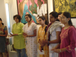 Inuaguration of Live Painting & Sculpting by Women Artists