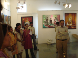 Inuaguration of Live Painting & Sculpting by Women Artists