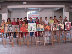 Live Painting & Sculpting by Women Artists