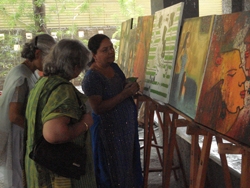 Live Painting & Sculpting by Women Artists