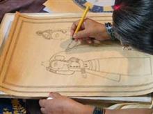 Mithila (Madhubani) Painting Demonstration by Shanti Devi