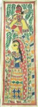 Mithila (Madhubani) Painting Demonstration by Shanti Devi