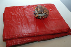 Ceramic works made during the camp by Sculptors